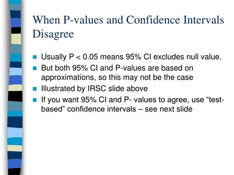 The clinician’s guide to p values, confidence intervals, and .